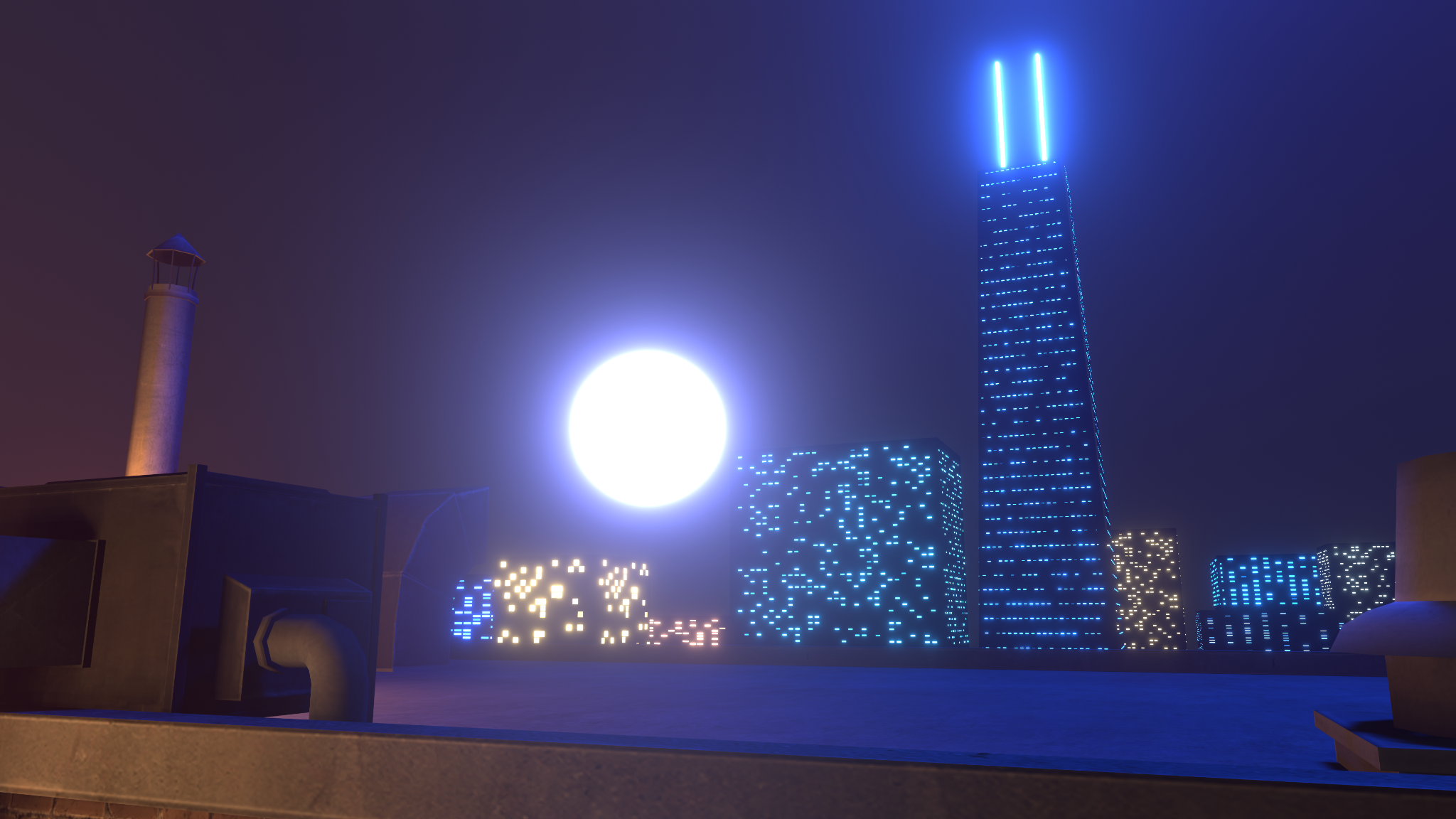Chicago Tales — Blender artwork by Michael Costantini